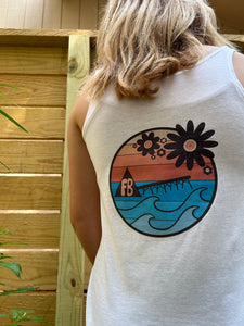 Flagler Beach Retro Ladies Festival Tank