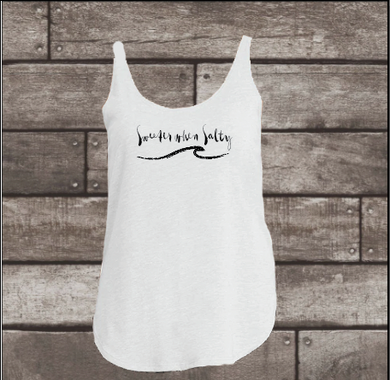 Sweeter When Salty Ladies Tank Top