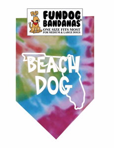 Dog Bandana Beach Dog