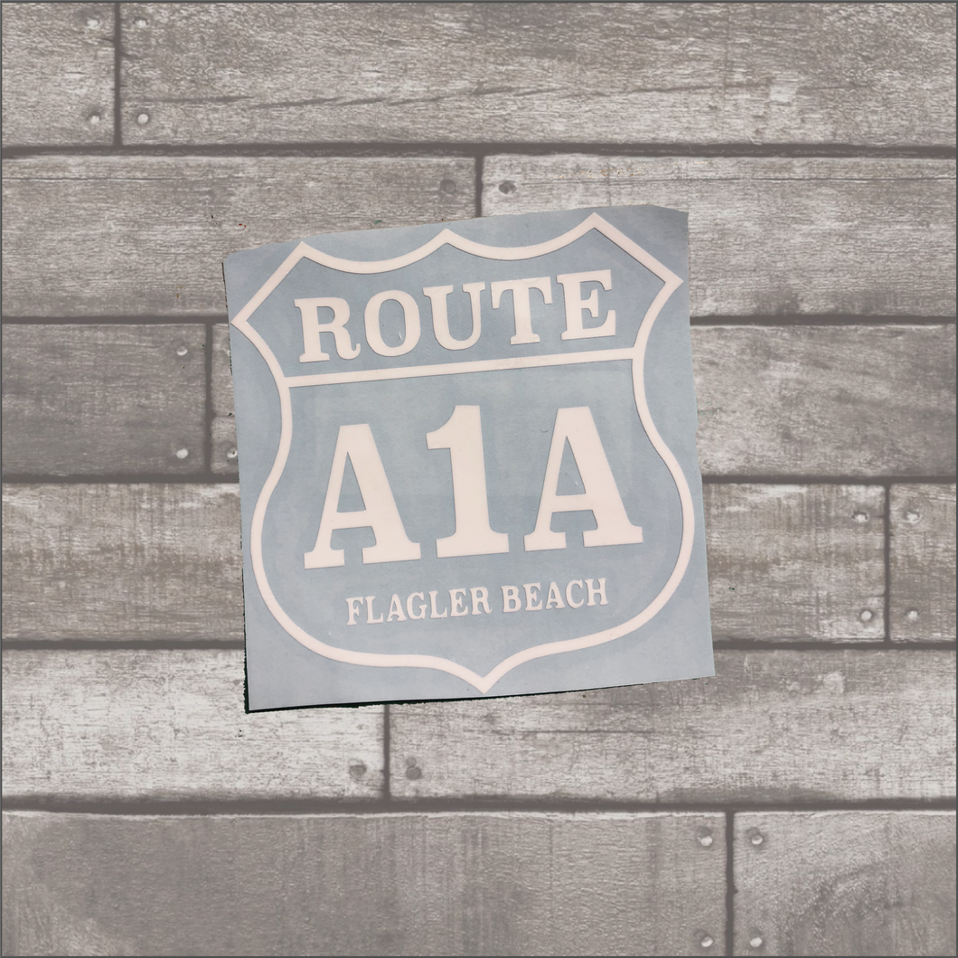 Sticker vinyl Route A1A