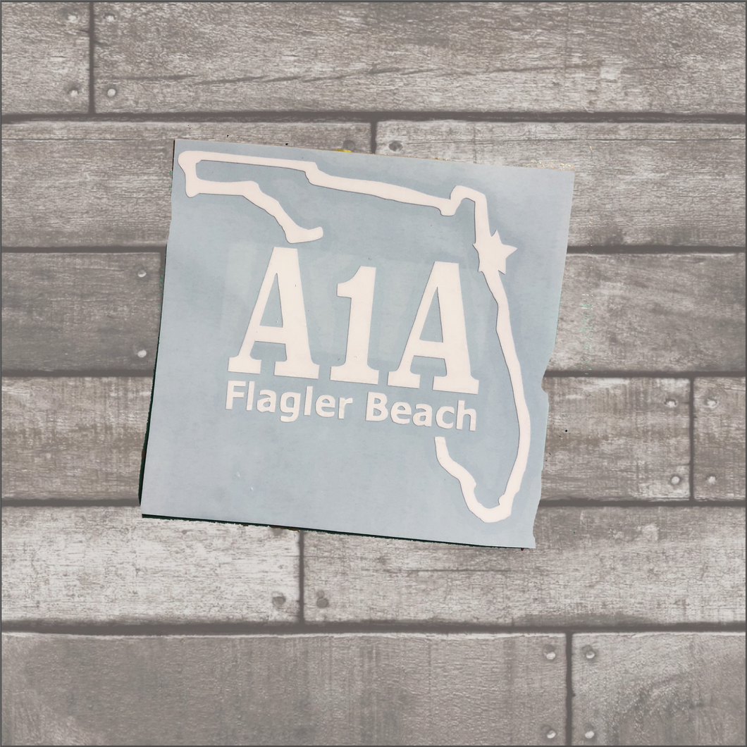 Sticker vinyl Florida A1A